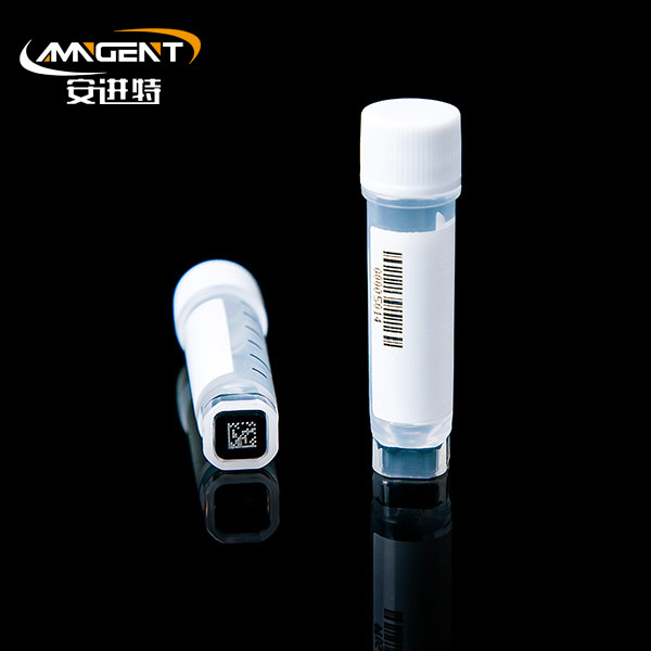 2D Cryogenic Lọ 1.5ml Màu trắng ép đùn