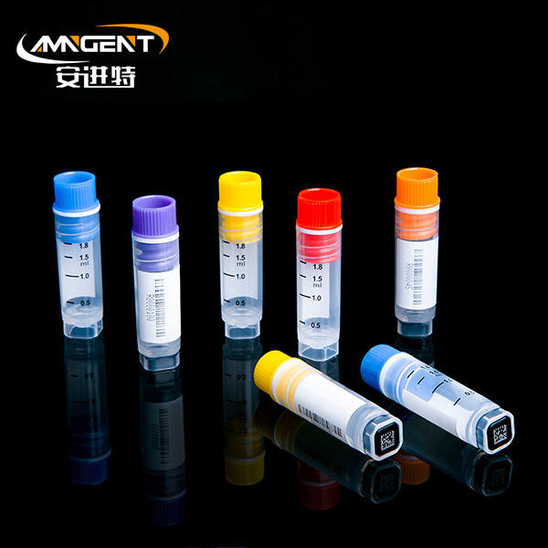 2D Cryogenic Lọ 2.0ml Màu vàng xen kẽ