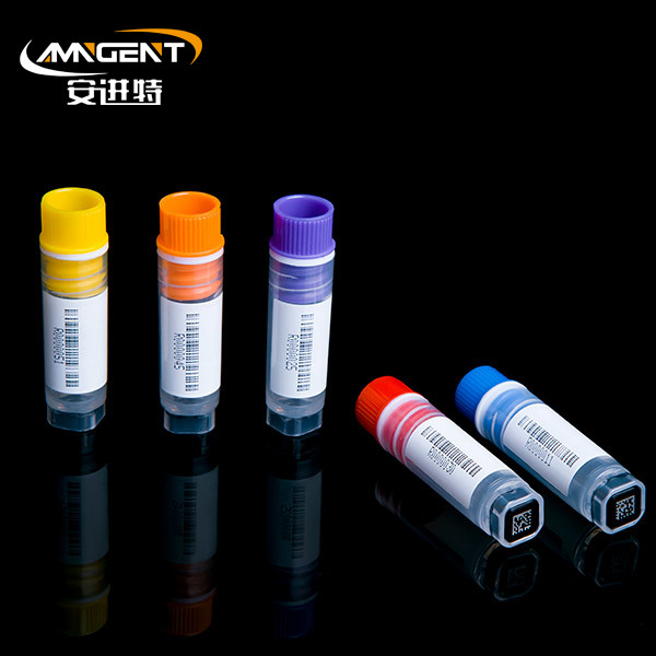 2D Cryogenic Lọ 2.0ml Màu cam xen kẽ